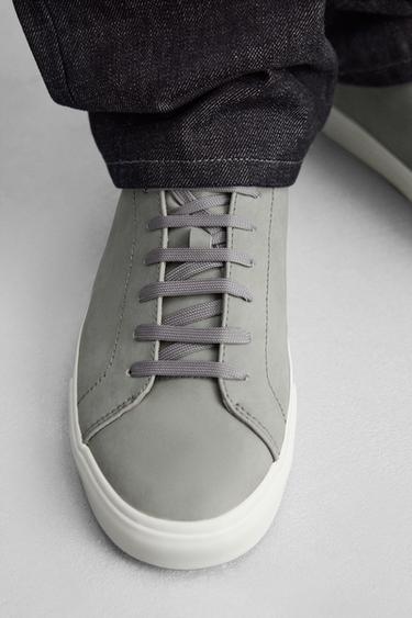 Zara BASIC SNEAKERS - Gray