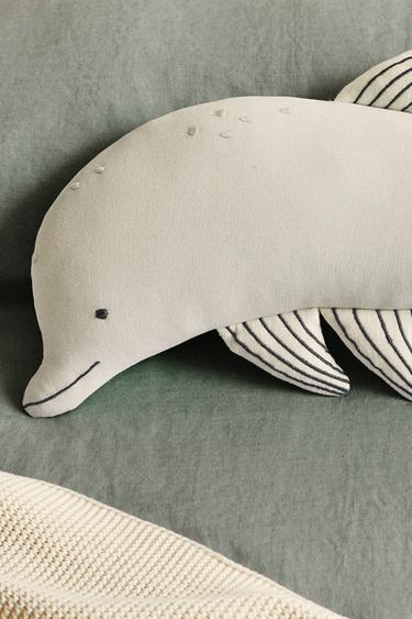 CUSCINO BAMBINI COTONE DELFINO - Multicolore di Zara