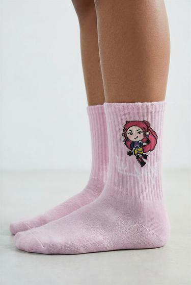 PACK TRES CALCETINES MEDIO KPOP DEMON HUNTERS™ NETFLIX © - Malva de Zara