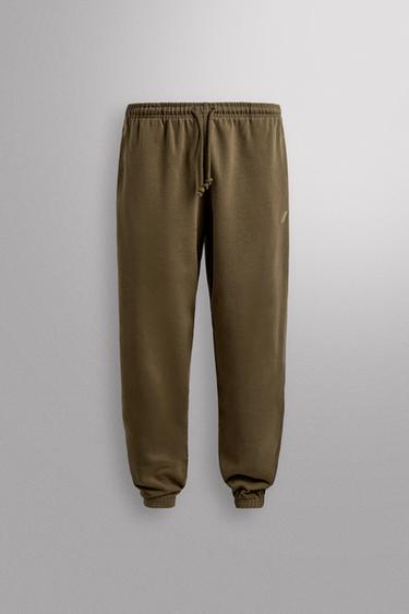 TRAINING JOGGING TROUSERS - Green by Zara