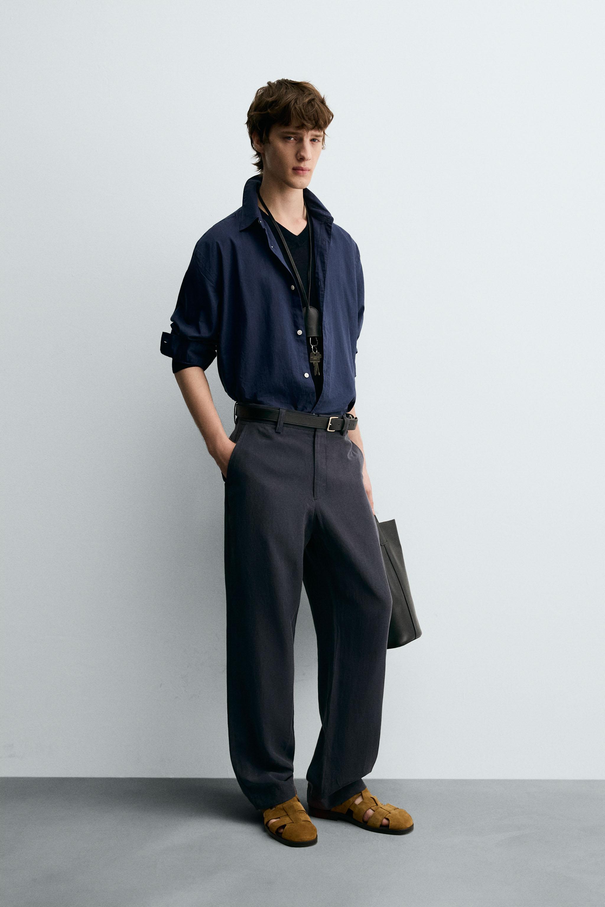 FLOWY STRAIGHT FIT PANTS