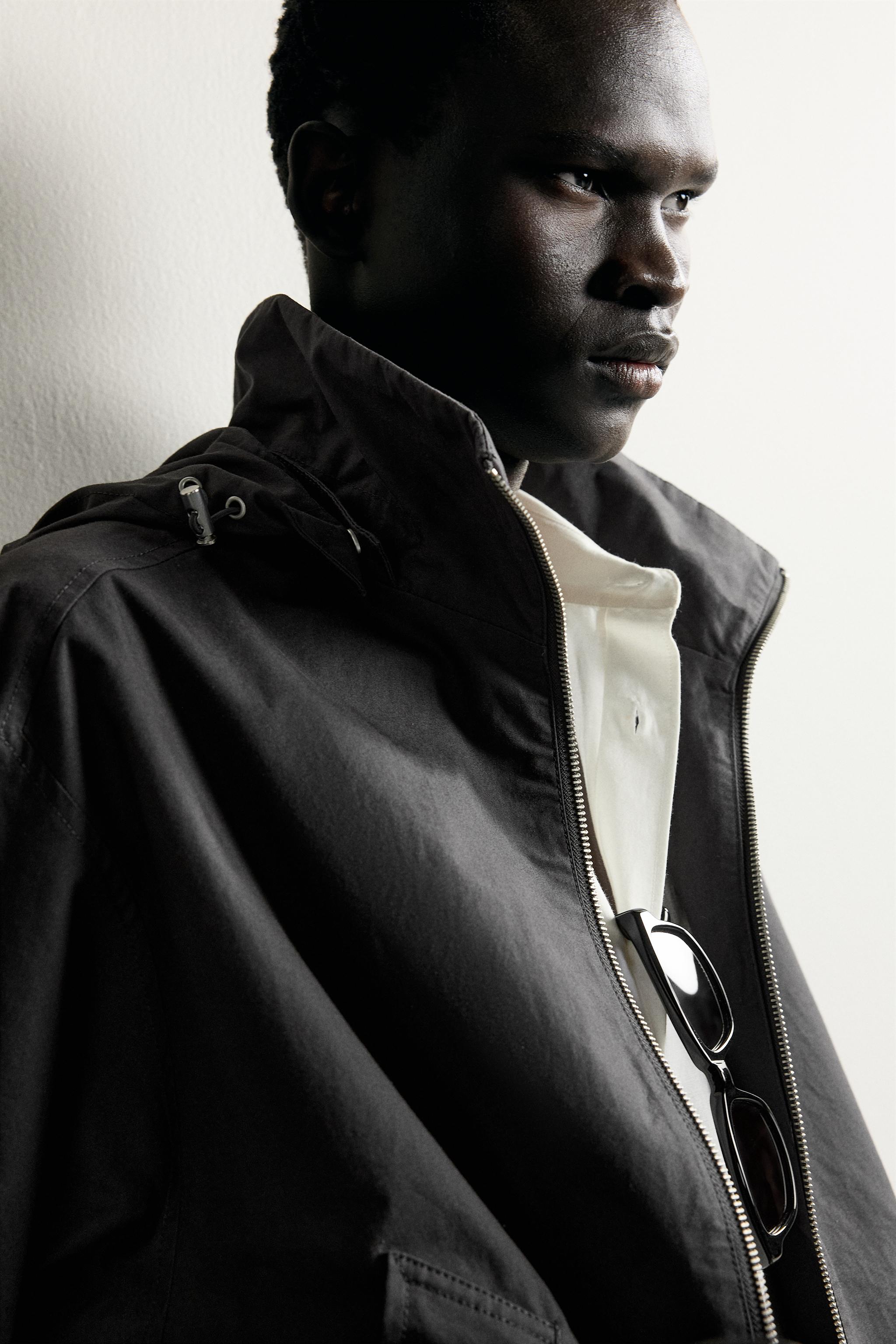 CROPPED TECHNICAL HOODIE JACKET