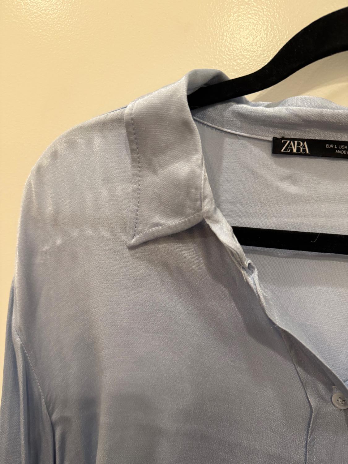 CAMISA SATINADA BOLSILLO - Image 2