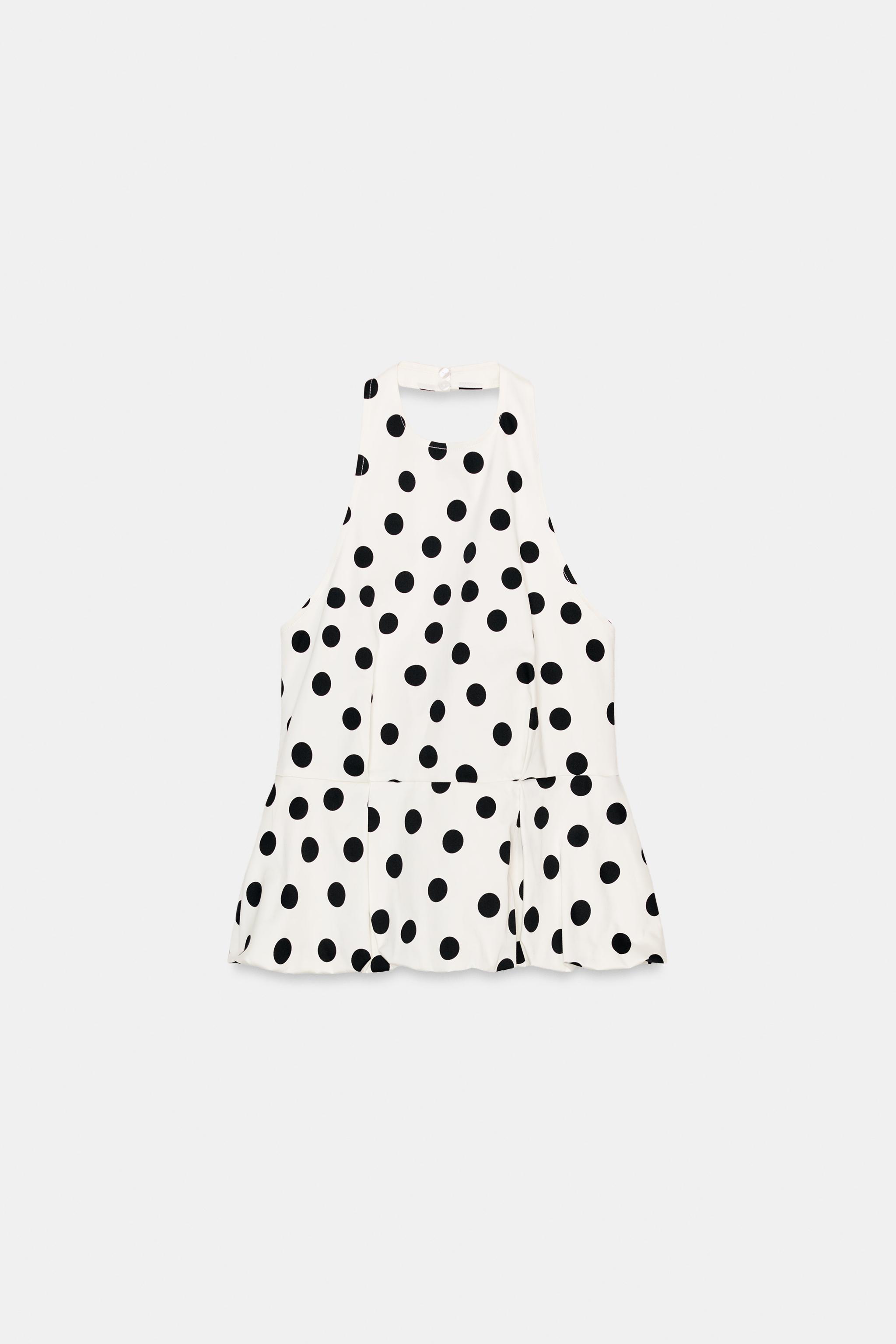 POLKA DOT BALLOON TOP