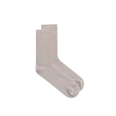 SOCKEN MIT RIPPENMUSTER AUS BAUMWOLLMISCHGEWEBE - Blau / Lavendel von Zara