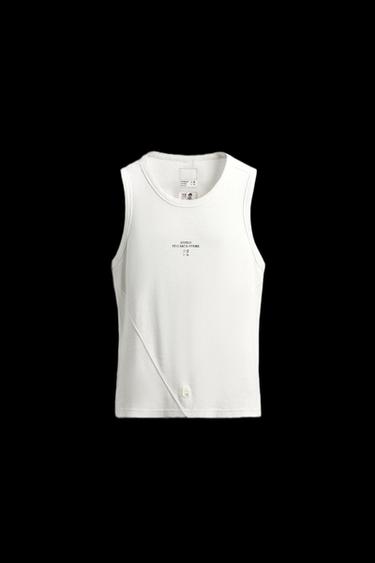 Zara X SR_A TANK TOP - Oyster-white - Image 0