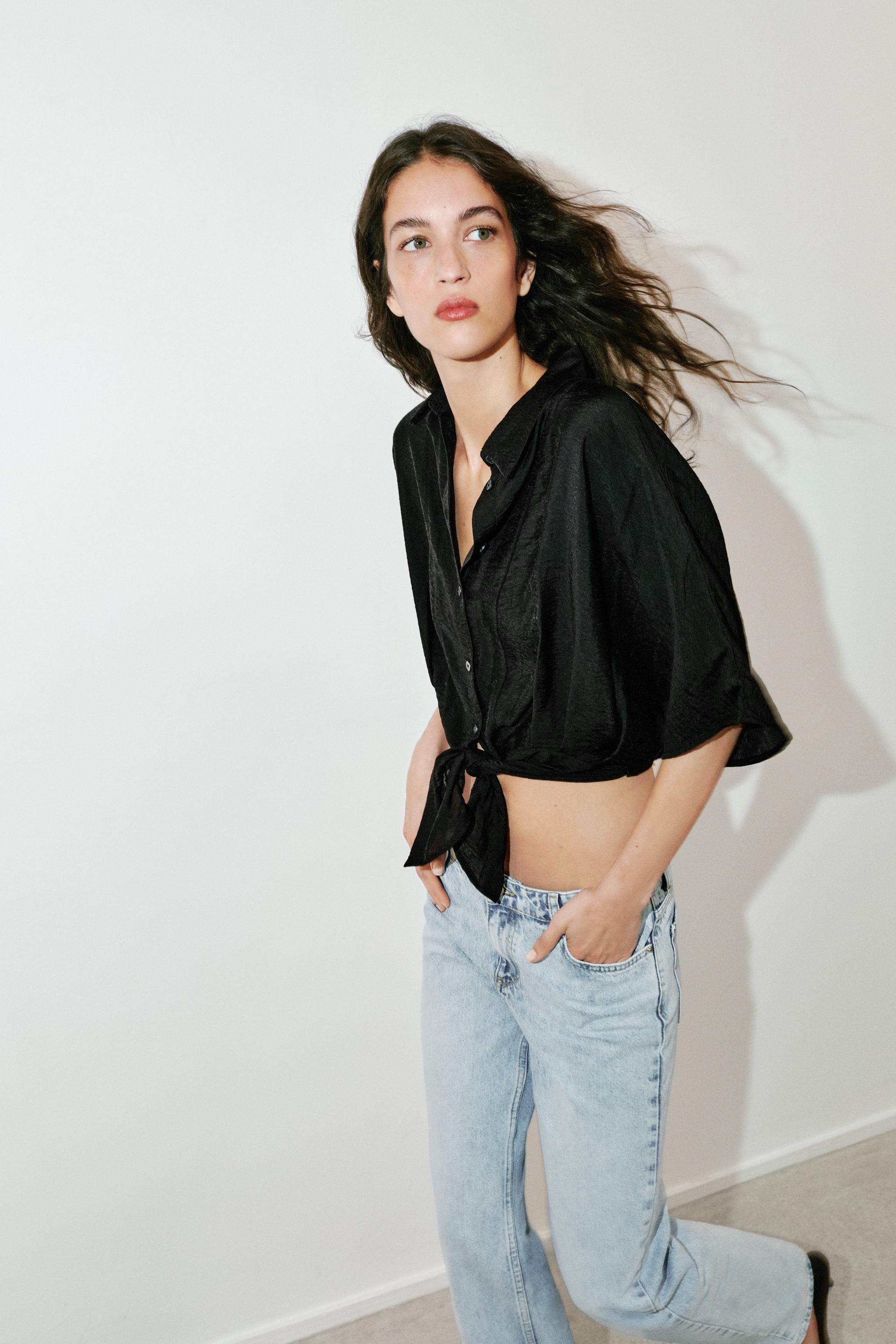 CHEMISE MANCHES COURTES NŒUD