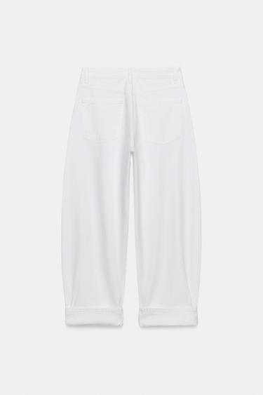 JEAN ZW COLLECTION BALLOON TAILLE NORMALE - Blanc de Zara - Image 4