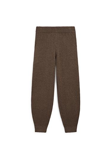 Zara Total look balloon fit knit trousers - Brown