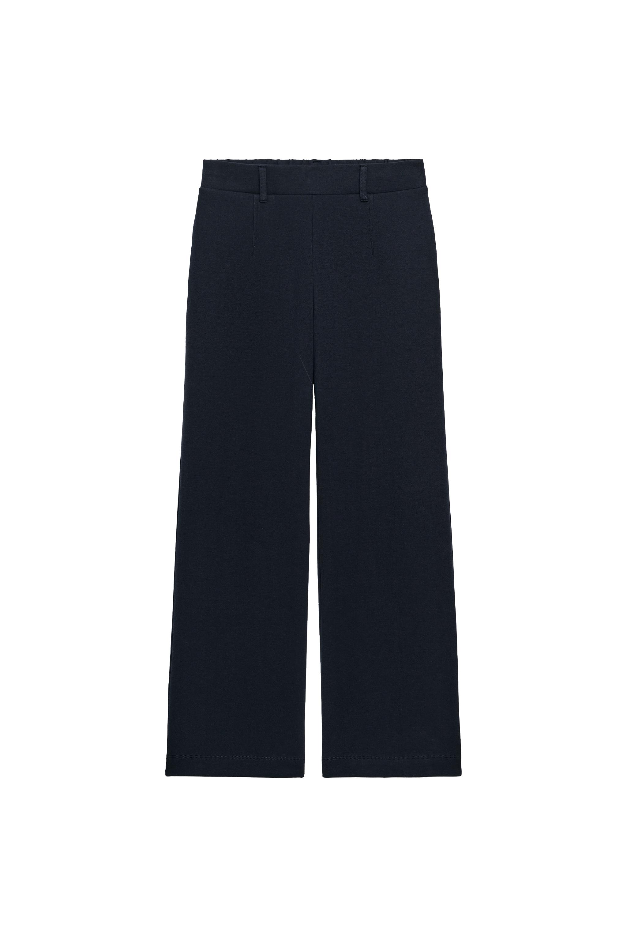INTERLOCK PLEATED PANTS