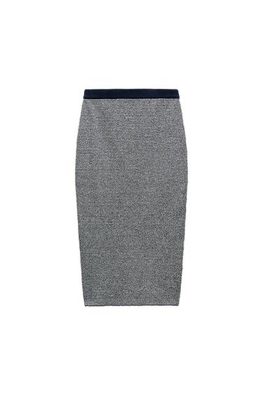 CUTWORK PENCIL SKIRT