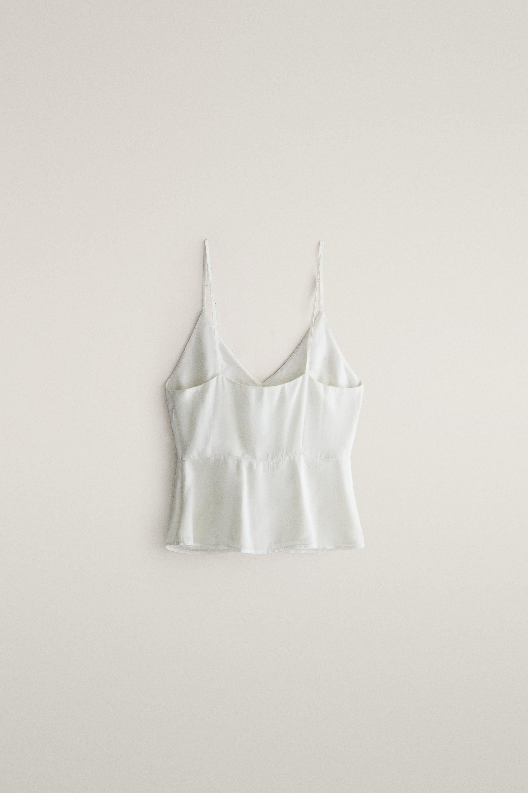 EMBROIDERED STRAPPY TOP