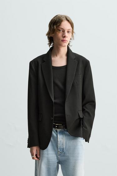 TEXTURED BLAZER - Black by Zara