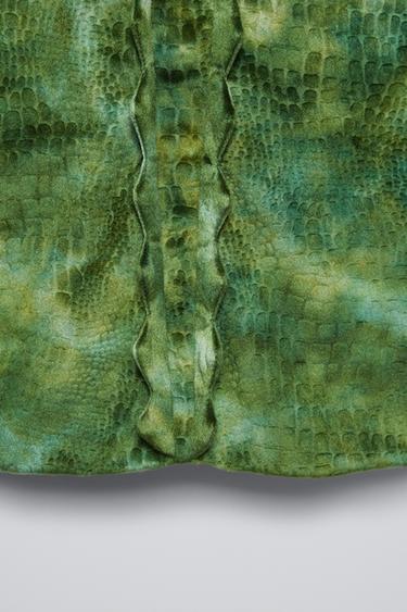 FLEECE DINOSAUR CAPE - Green by Zara - Image 4