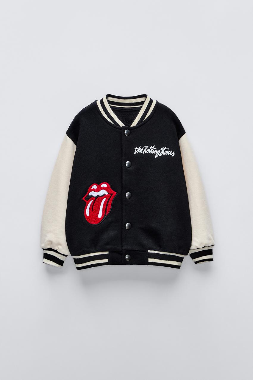 ボンバージャケット ROLLING STONES © - ブラック | ZARA Japan / 日本 