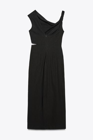 ZW COLLECTION DRESS WITH CUT-OUT DETAIL - Black by Zara - Image 5