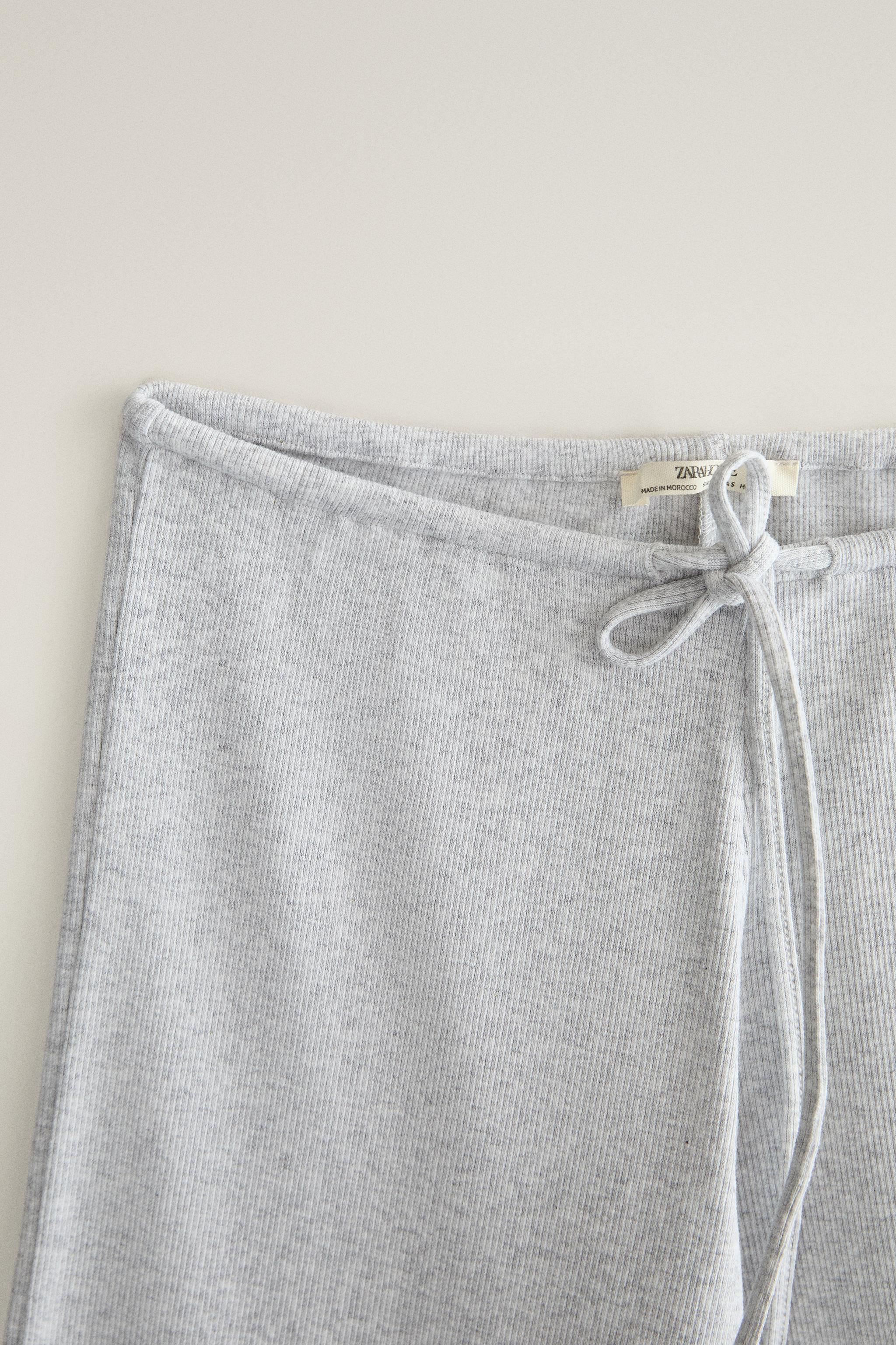 RIBBED COTTON TROUSERS