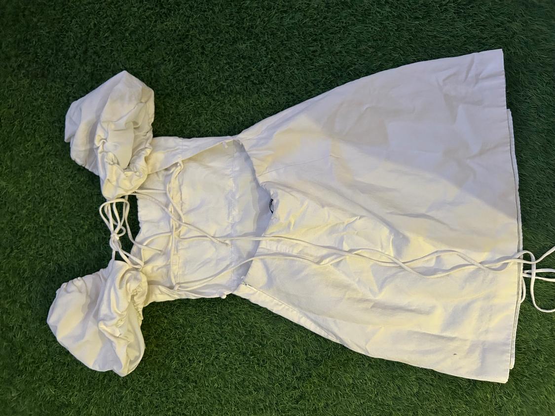 LINEN BLEND DRESS - Image 2