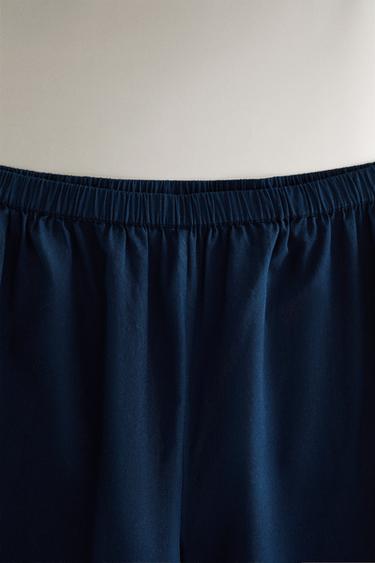 SET OF PYJAMAS WITH CHRISTMAS PATCHES - MIDNIGHT BLUE by Zara - Image 5