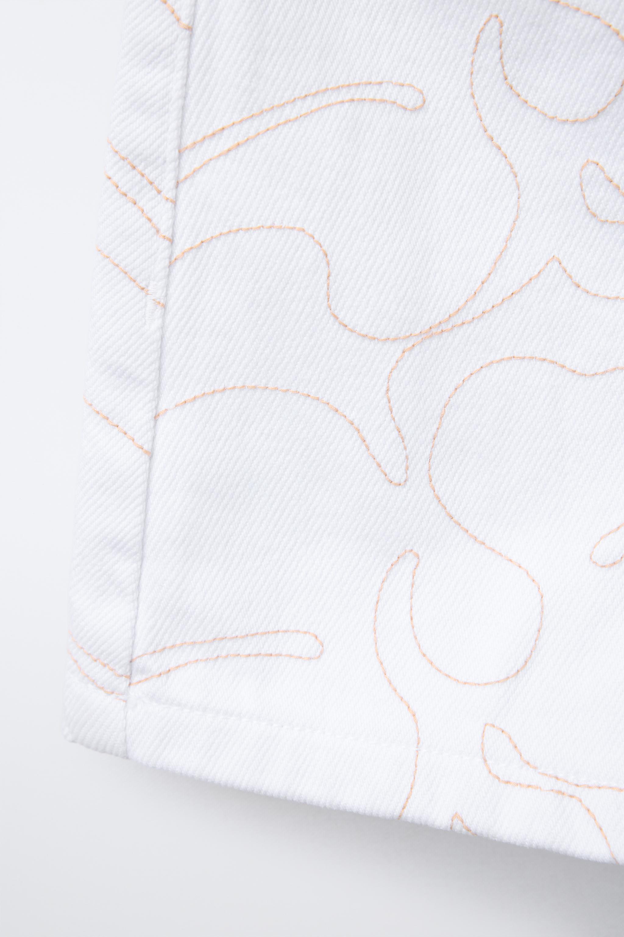 EMBROIDERED SARONG SHORTS