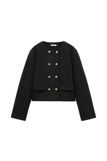 CHAQUETA PAÑO BOTONES