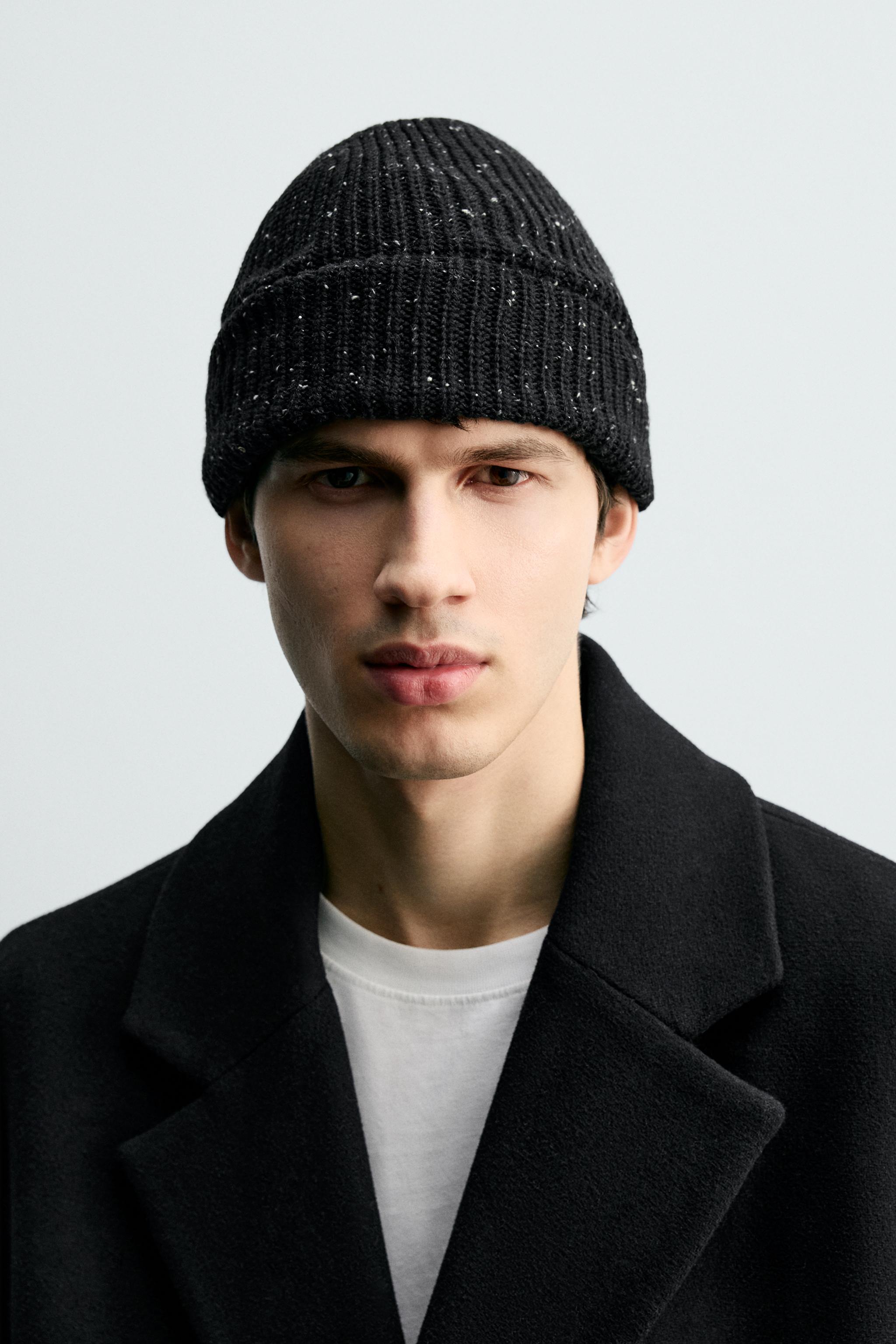 TEXTURED KNIT BEANIE