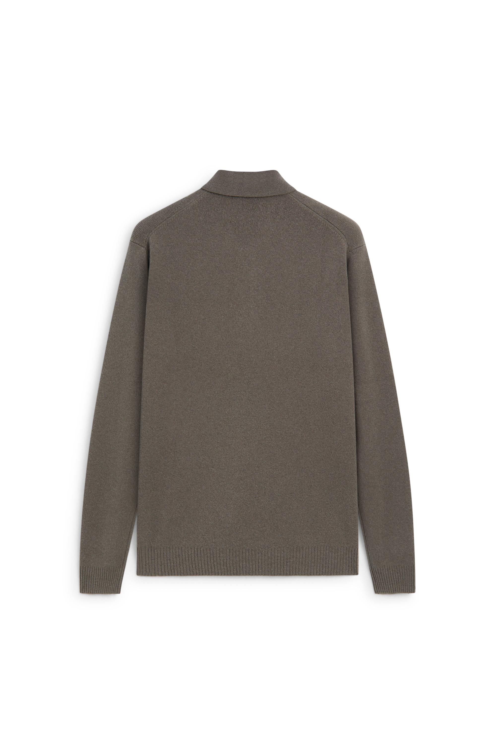 100% wool knit polo sweater - LIMITED EDITION