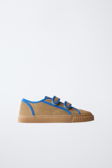 CORDUROY PLIMSOLLS - Blue by Zara