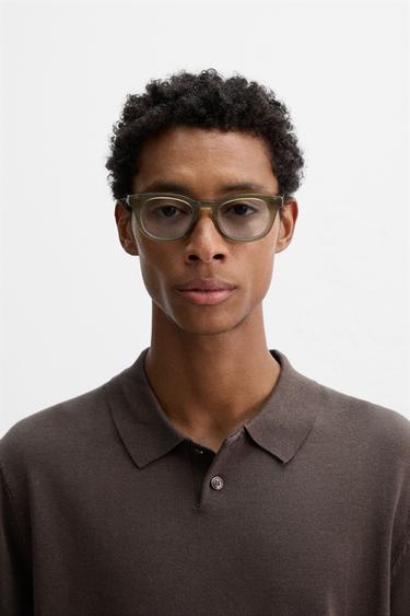 SQUARE SUNGLASSES - Brown by Zara - Image 0