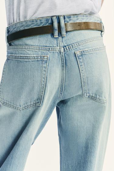 JEAN TRF FLARE TAILLE BASSE - Bleu clair de Zara - Image 6