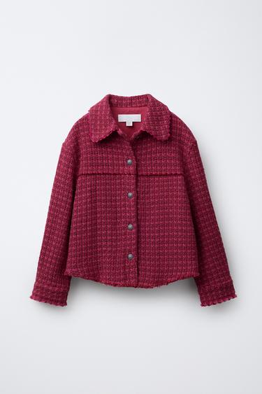 КУРТКА-РУБАШКА ОНДУЛИНА — РОЗОВЫЙ от Zara — изображение 0