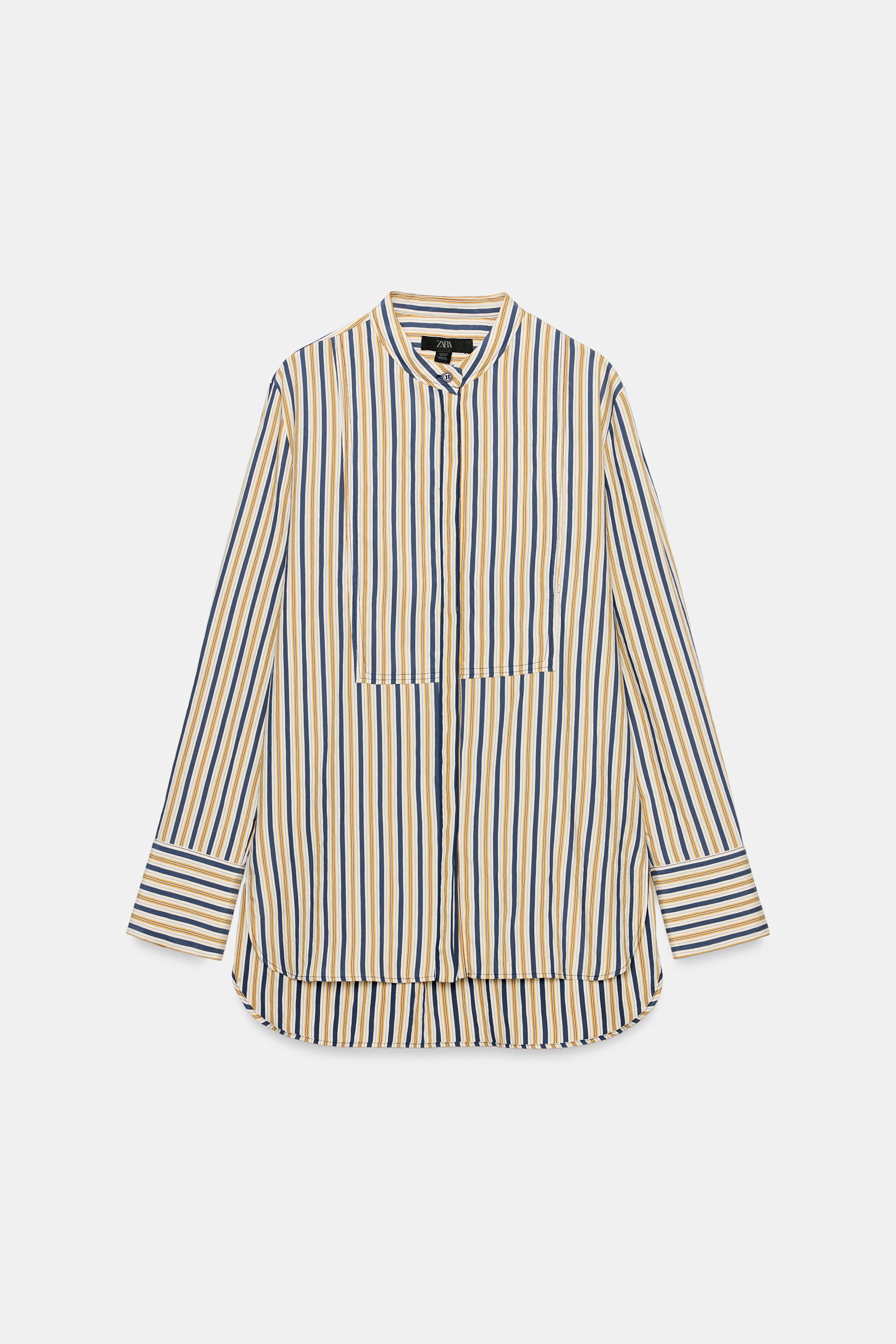 STRIPED BIB SHIRT ZW COLLECTION