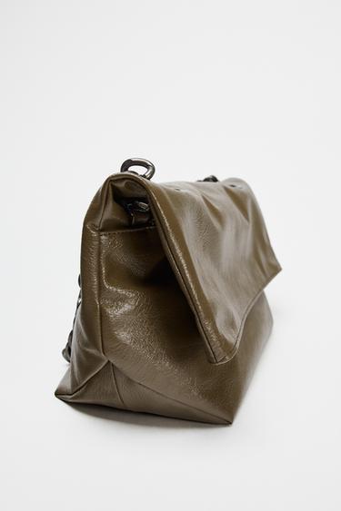 SAC À RABAT - Vert kaki de Zara - Image 3