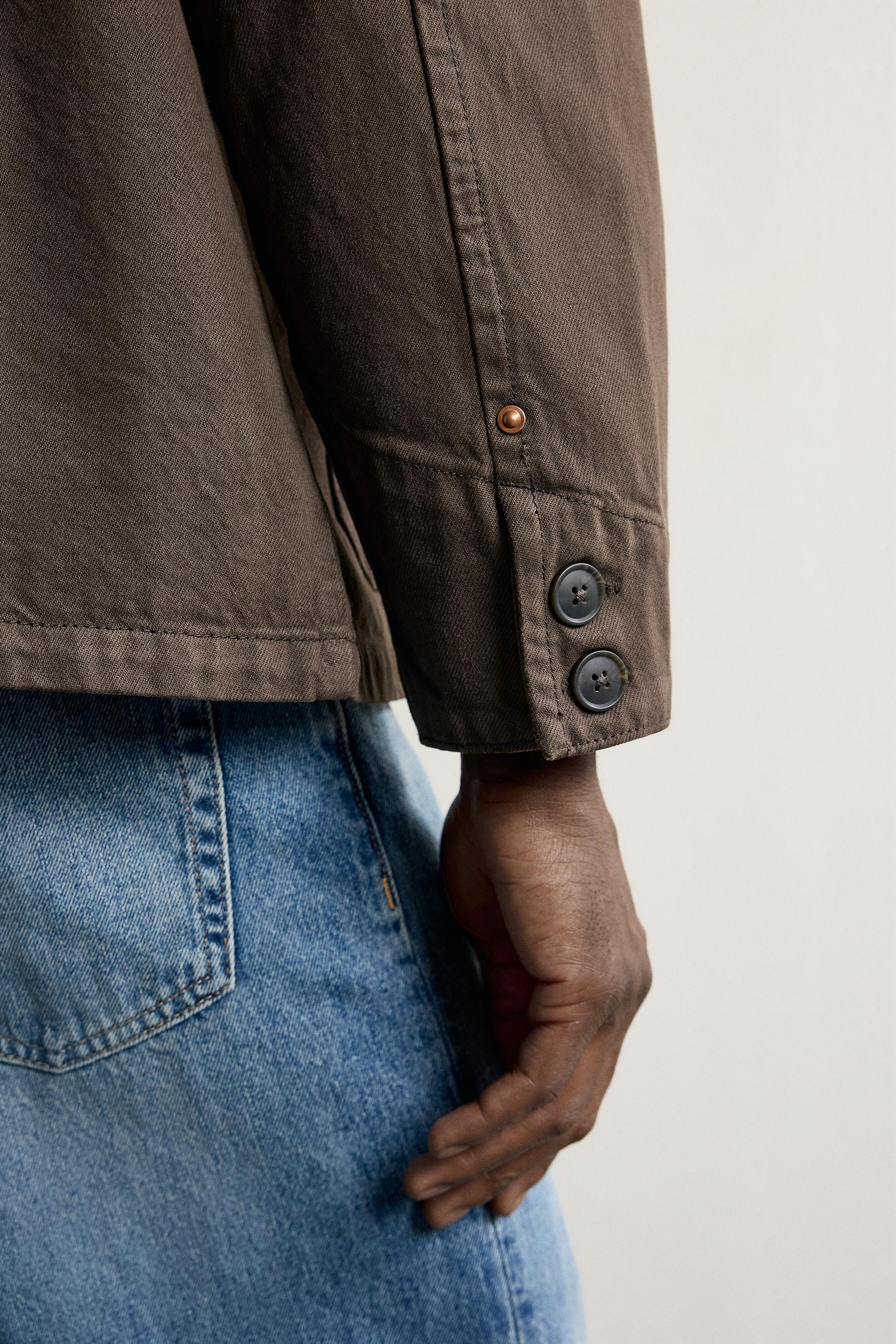 REGULAR FIT POCKET OVERSHIRT
