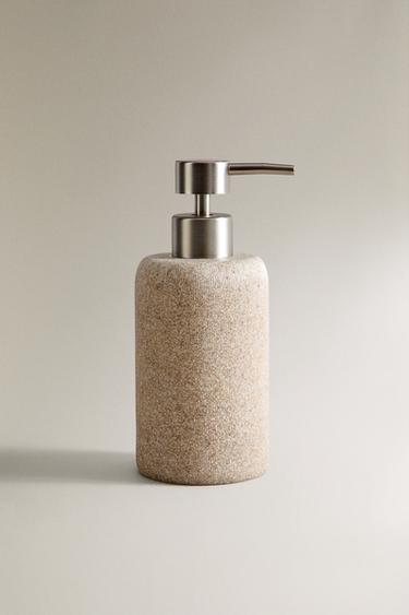 Zara RESIN SOAP DISPENSER - Beige