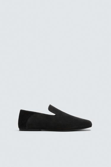 LEATHER LOAFERS LIMITED EDITION - Black by Zara