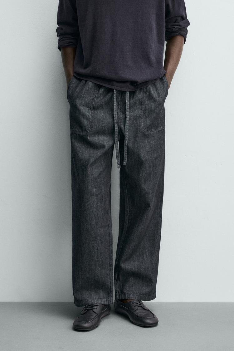 ZARA RELAXED FIT JOGGER JEANS