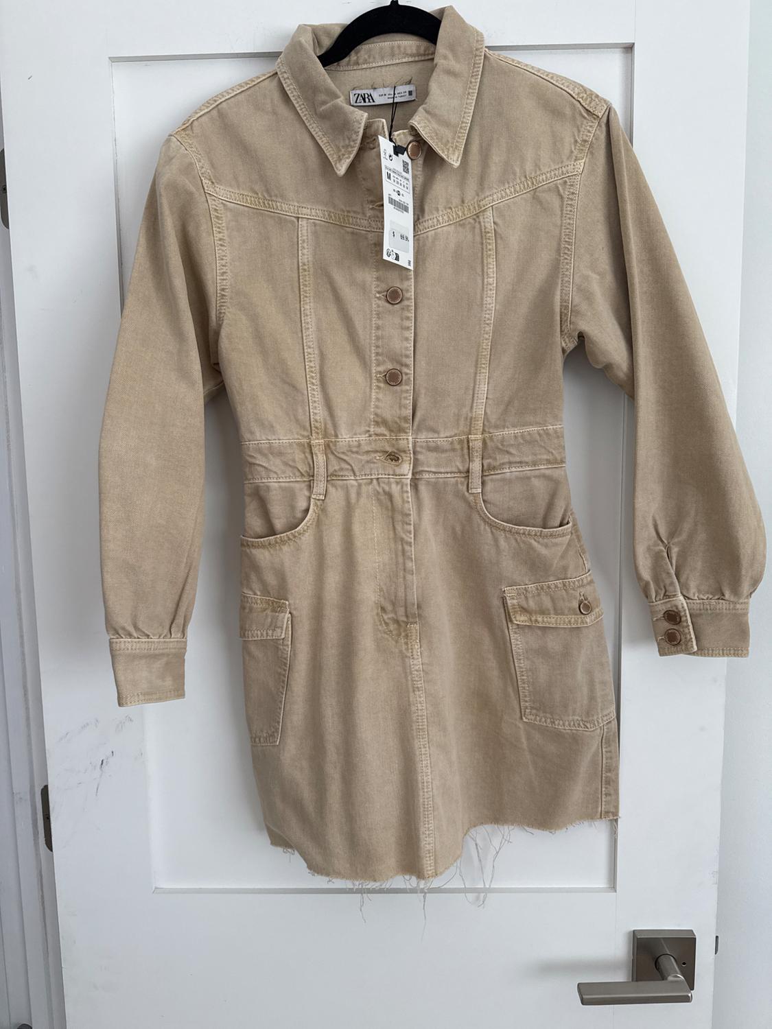 DENIM CARGO DRESS