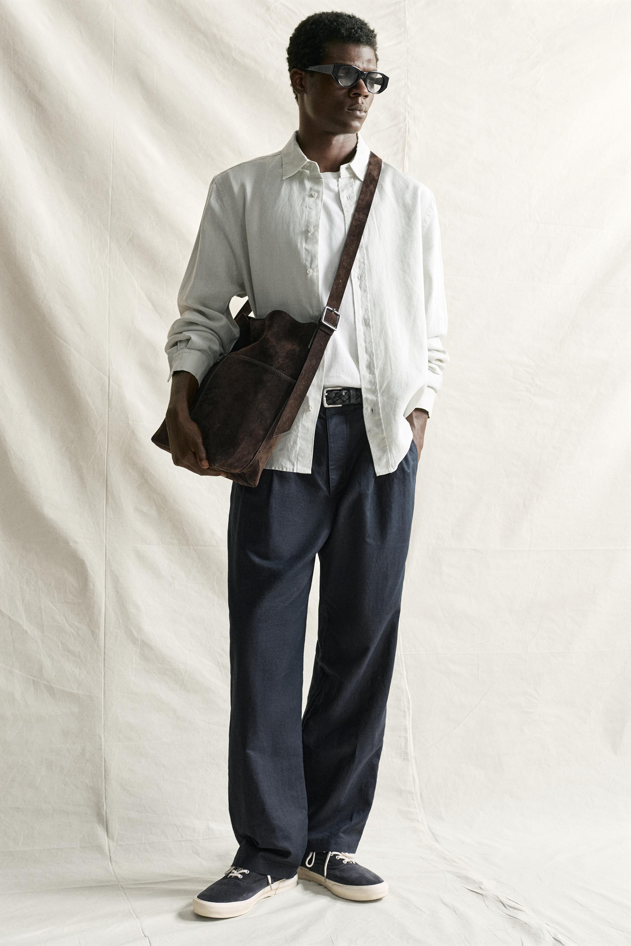 PANTALON COUPE DÉCONTRACTÉE CHANVRE - COTON