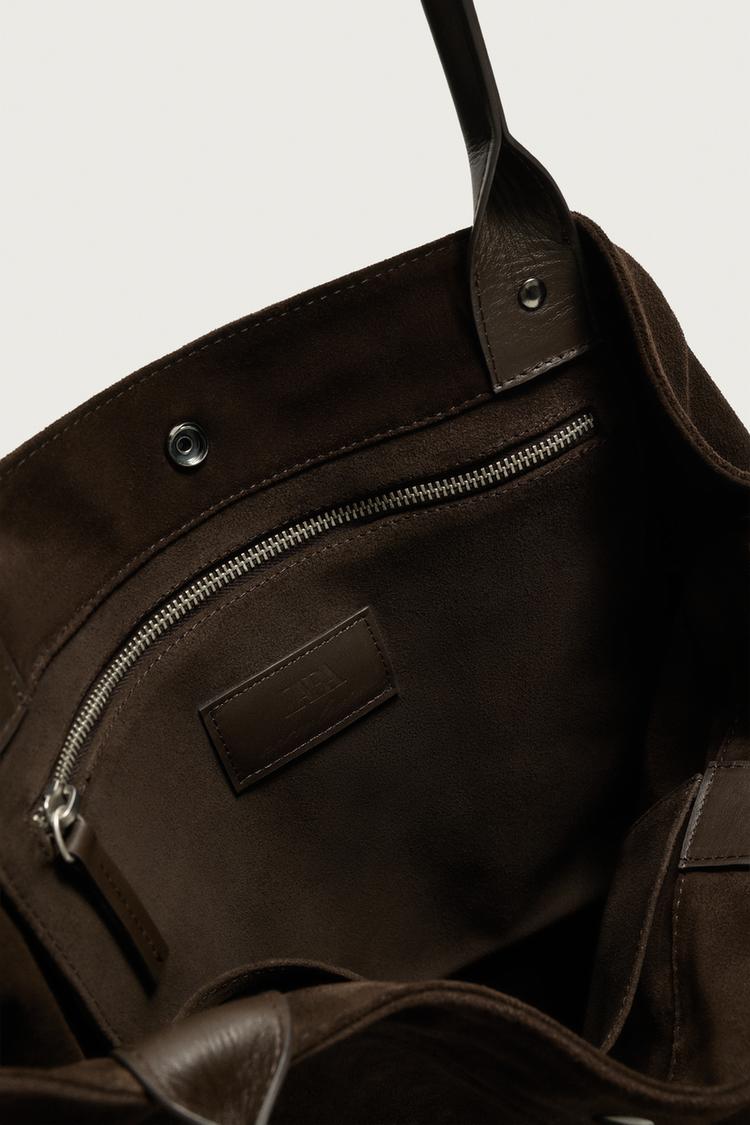 Bolso Tote de Cuero AARON LEVINE X ZARA 4