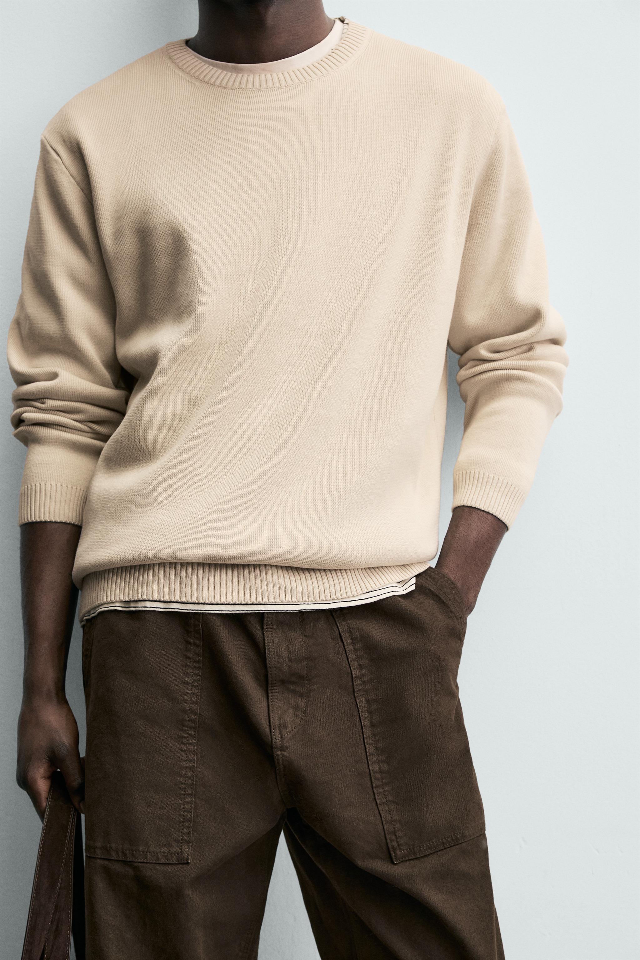 TEXTURED COTTON JUMPER