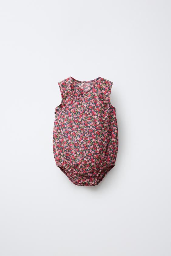 Zara LILLEMUSTRI JA LIBERTY KANGAGA SIPUPÜKSID - Pink - Pilt 0