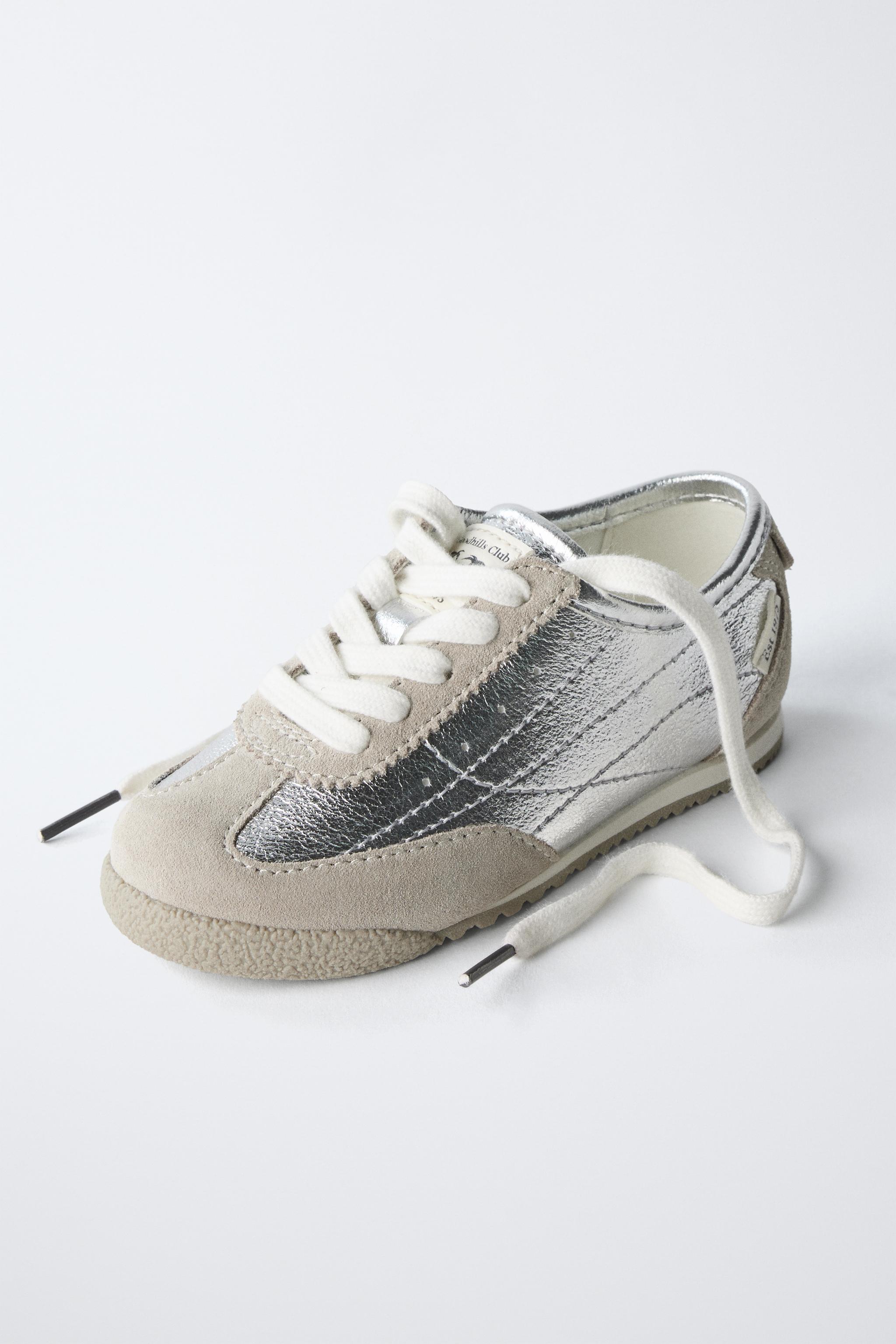 靴 Sliver shoe SILVER SNEAKERS - Silver | ZARA United States