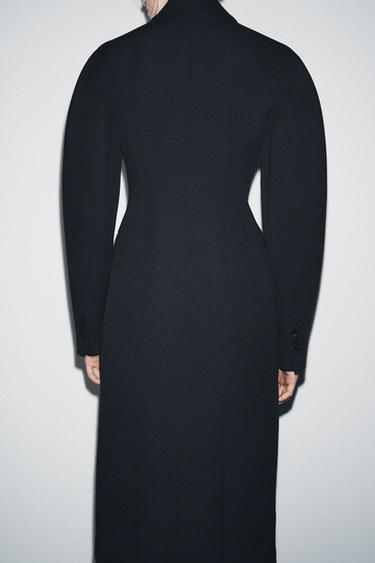MANTEAU CINTRÉ ZW COLLECTION - Noir de Zara - Image 6