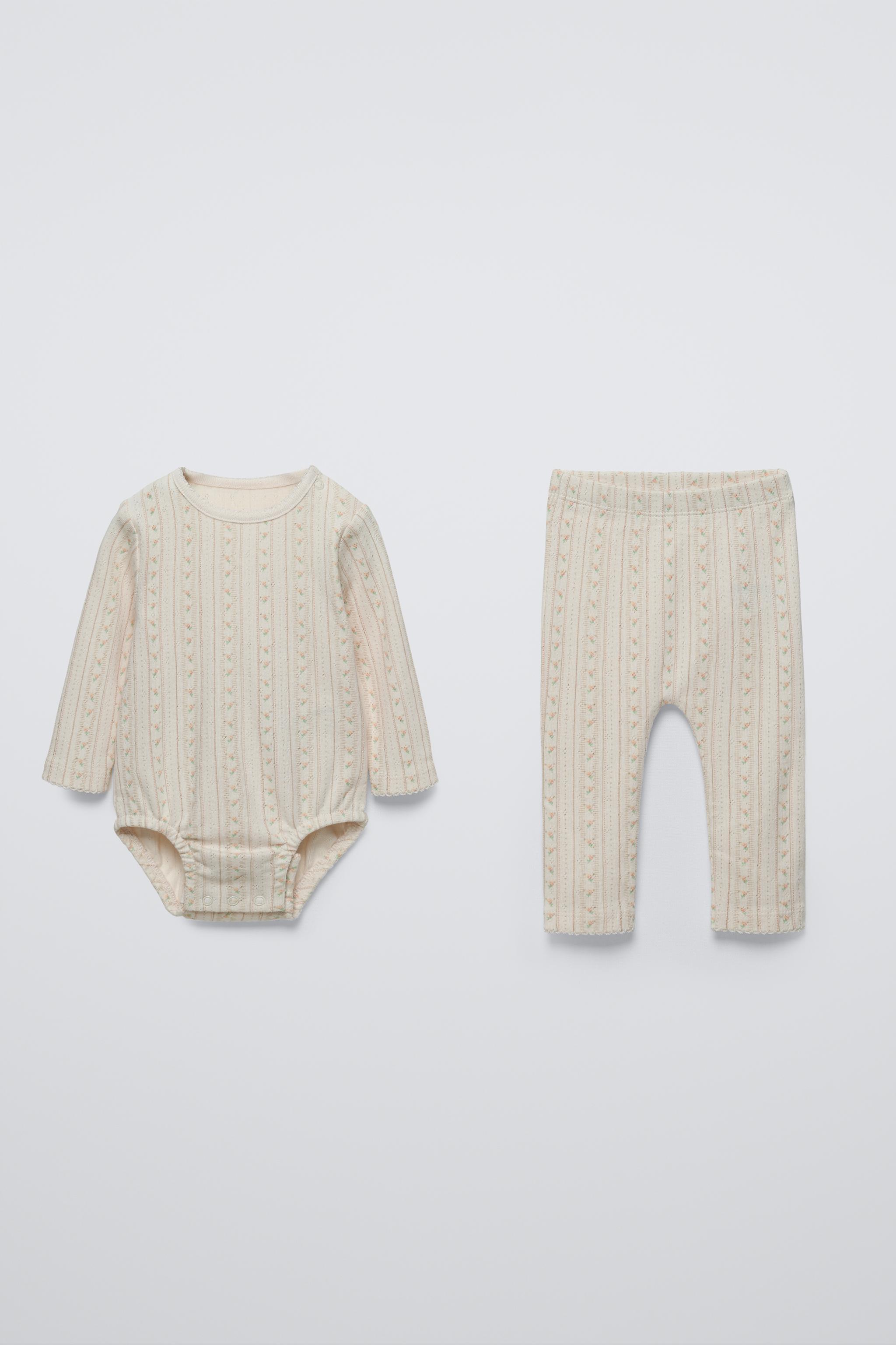 Zara baby POINTELLE CASHMERE SET. deals Size 3-6