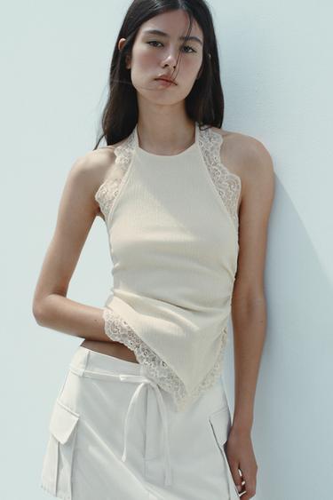 CARGO CULOTTES - Oyster-white by Zara