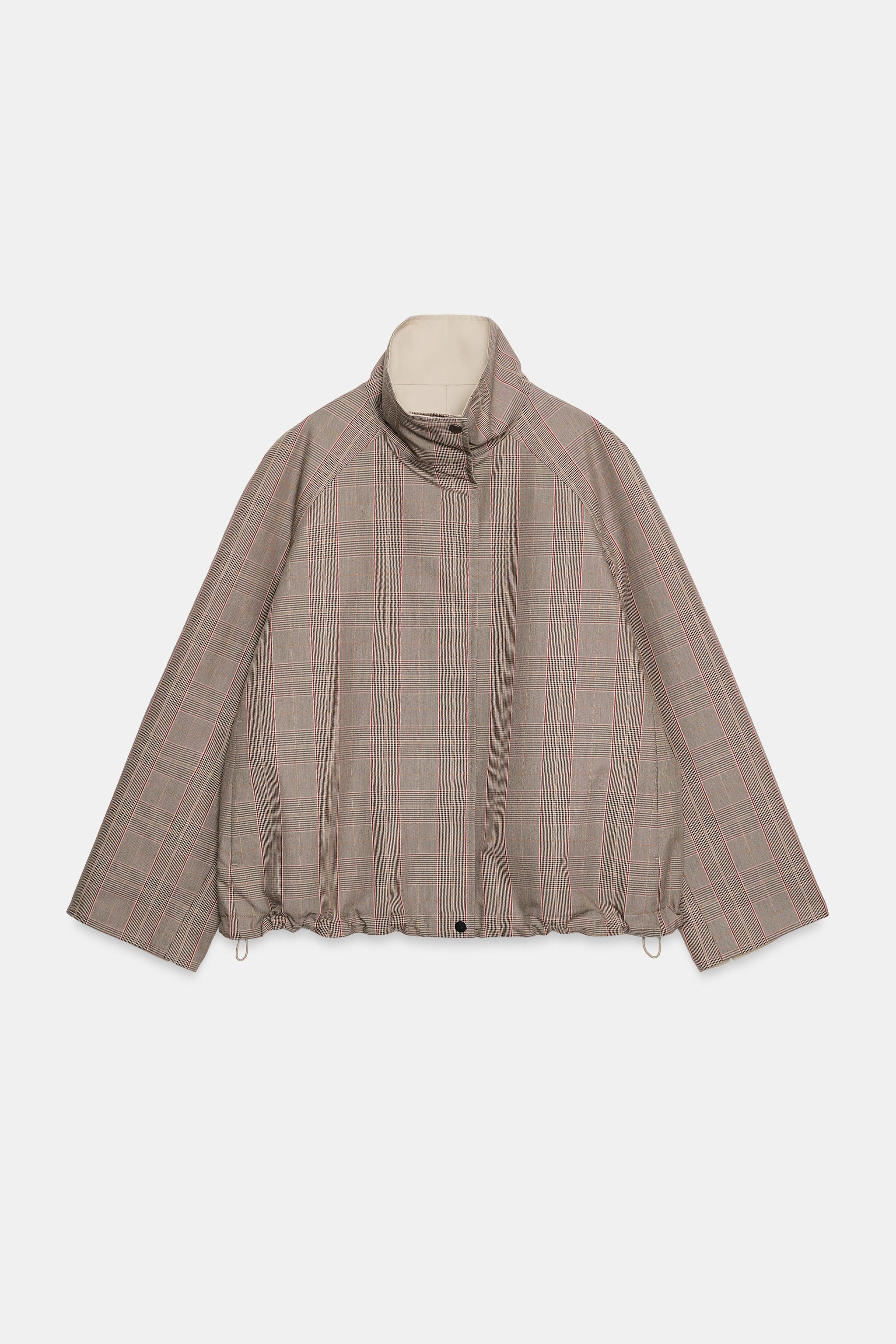 ZW COLLECTION リバーシブル ショートトレンチコート - ライトキャメル