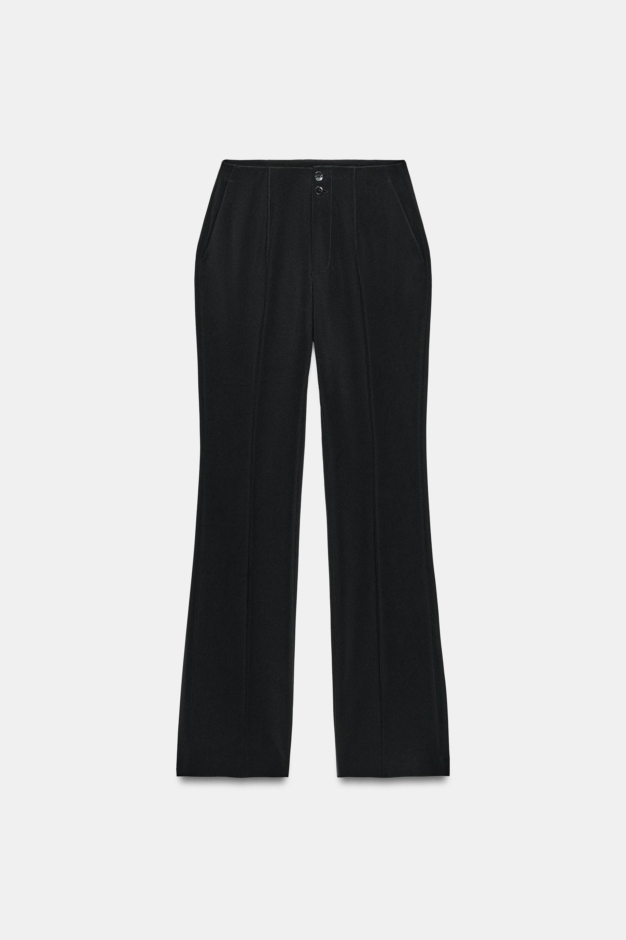 FLARE PANTS — Black