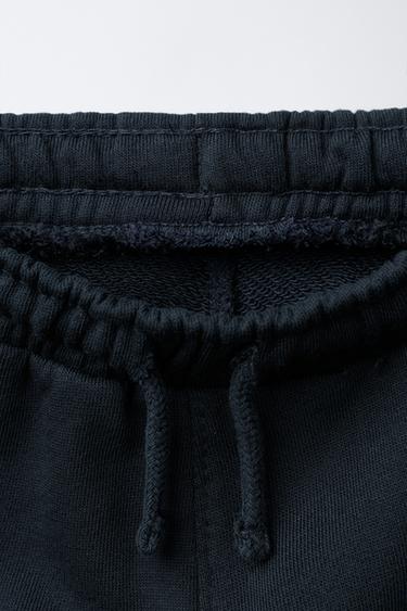 JOGGING TROUSERS WITH LABEL - Navy blue by Zara - Image 2