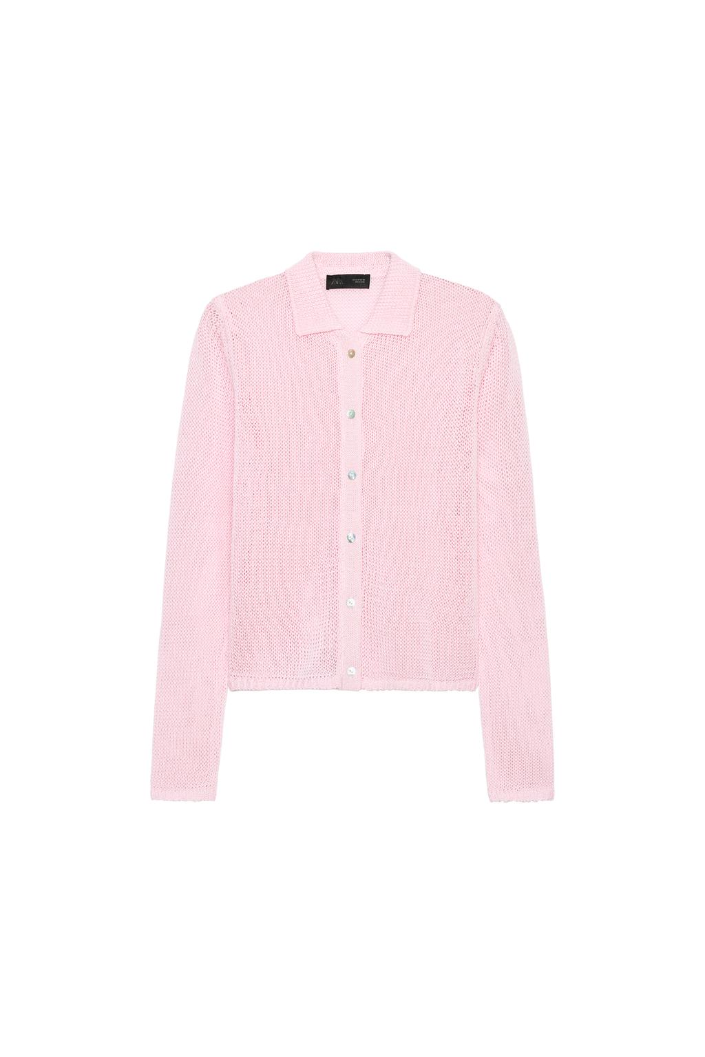 POLO COLLAR CARDIGAN - image 3